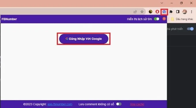 Hướng dẫn lấy số điện thoại Facebook từ FBnumber
