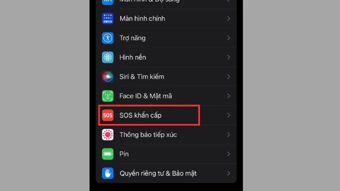 Cách cài đặt số điện thoại khẩn cấp trên iPhone