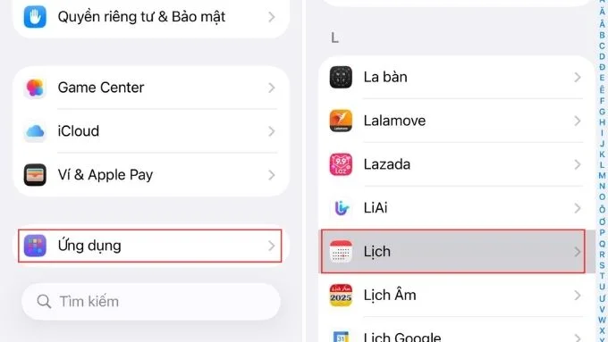 Hướng dẫn bật lịch âm trên iOS 26 cho iPhone