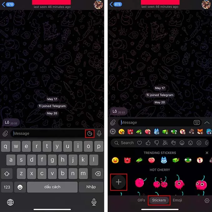 Hướng dẫn cách tạo sticker từ ảnh trên Telegram