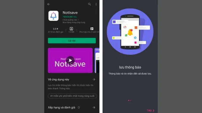 Cách khôi phục tin nhắn Messenger bằng ứng dụng Notisave