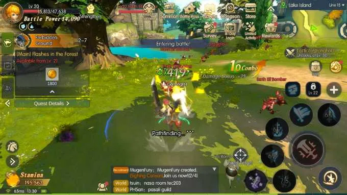Gameplay cùng đồ họa tuyệt đẹp trong Dragon Nest 2