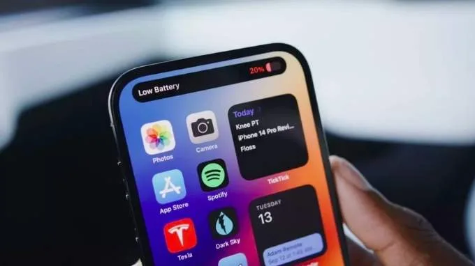 Pin yêu cũng là nguyên nhân màn hình iPhone bị tối