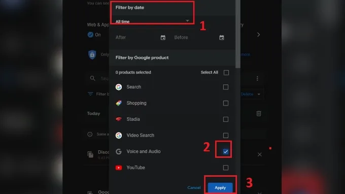 Các bước nghe lại bản ghi âm khi tương tác với Google Assistant