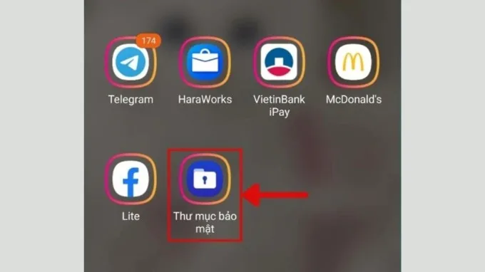 Cách khóa ứng dụng trên Samsung bằng thư mục bảo mật