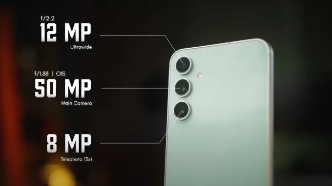Hệ thống camera trên Galaxy S23 FE