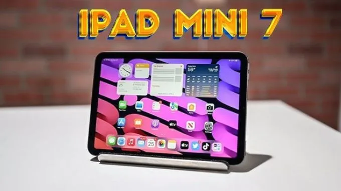 Màn hình iPad mini 7 nhỏ hơn nhưng hiển thị sắc nét hơn