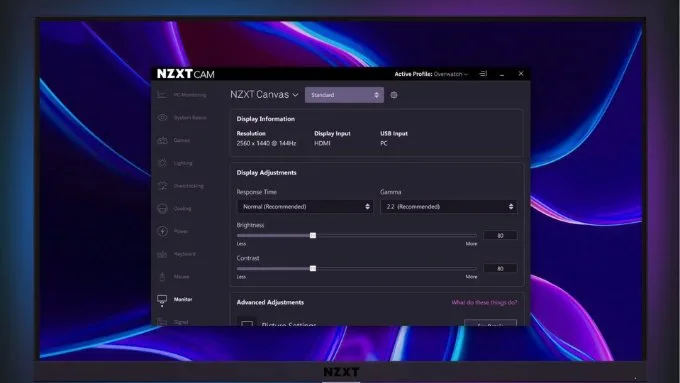 NZXT’s Cam software