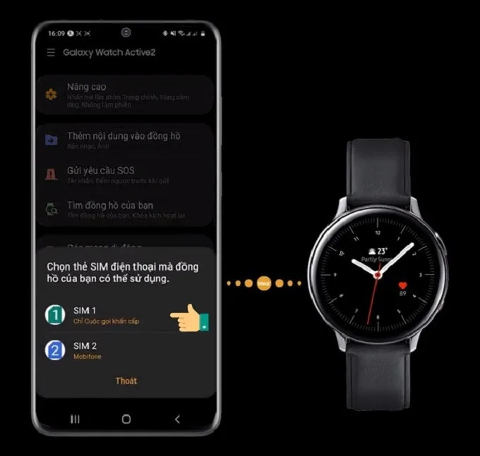 Cài đặt eSIM trên Samsung Galaxy Watch