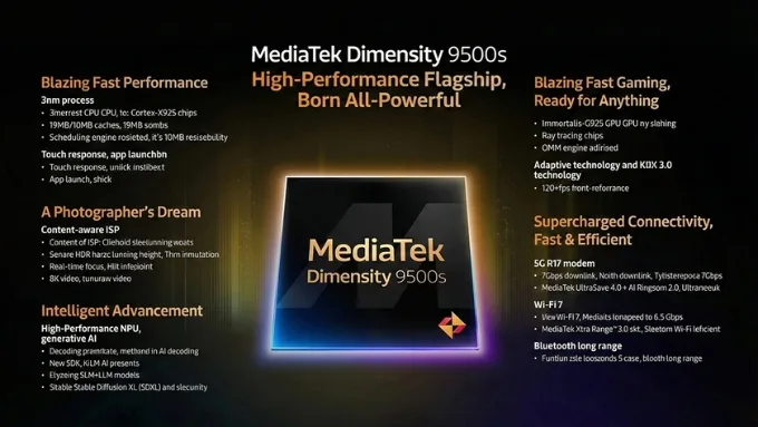 So sánh Dimensity 9500s và Snapdragon 8 Gen 5 về GPU