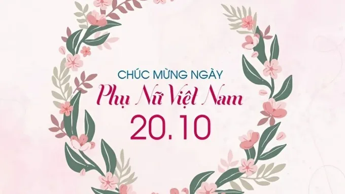 Background 20/10 màu hồng