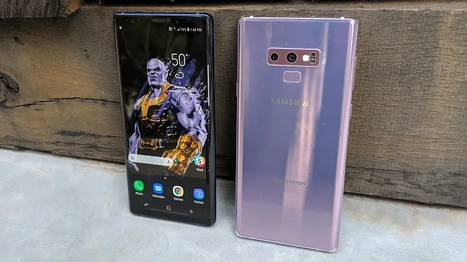 Màn hình và mặt lưng Galaxy Note 9