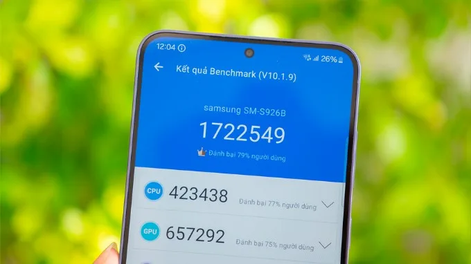 Điểm hiệu năng thực tế của chip Samsung S24 bản Exynos