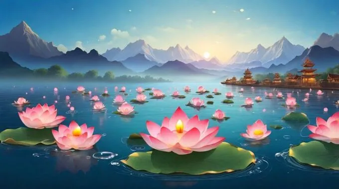 Những hình nền hoa sen cho máy tính