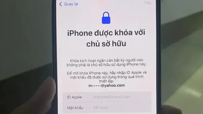 Với iPhone 17 cũ bị khóa iCloud do báo mất hoặc quên mật khẩu, khả năng sửa chữa gần như bằng 0
