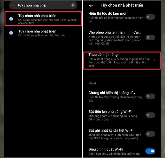 Tăng bộ nhớ đệm cho điện thoại Xiaomi
