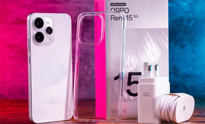 Thiết kế Oppo Reno15 cao cấp với công nghệ HoloFusion độc đáo