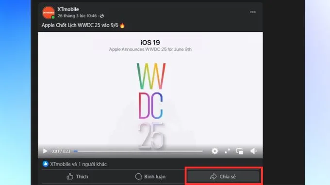 Cách lấy đường địa chỉ đường link video trên Facebook