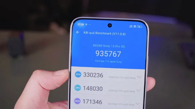 Redmi Note 15 Pro 5G được trang bị vi xử lý Dimensity 7400-Ultra,