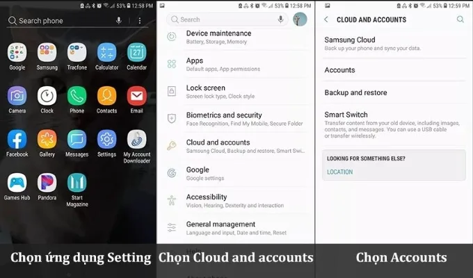 Hướng dẫn tạo tài khoản đăng nhập Samsung Cloud