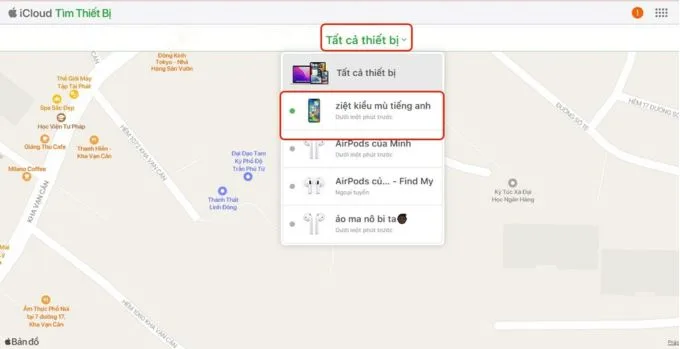 Cách xóa tài khoản iCloud cũ trên iPhone qua website