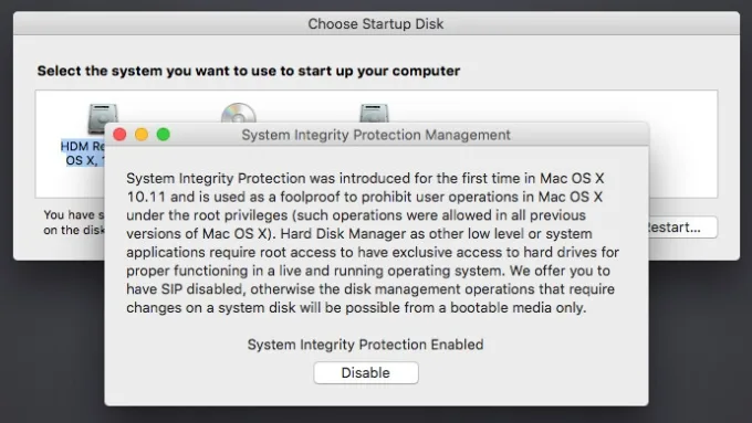 SIP (System Integrity Protection) là cơ chế bảo vệ hệ thống được Apple tích hợp từ macOS El Capitan