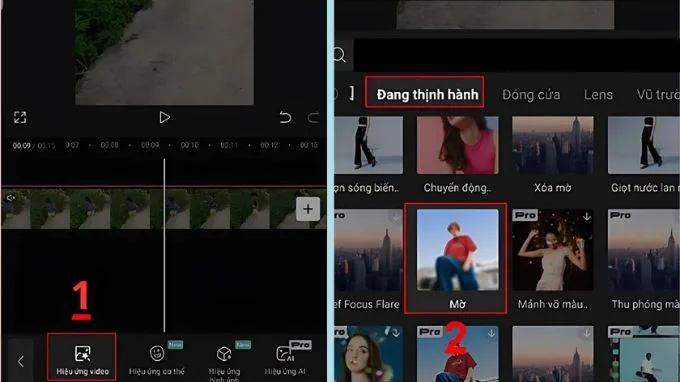 Cách làm mờ chữ trong video trên CapCut điện thoại