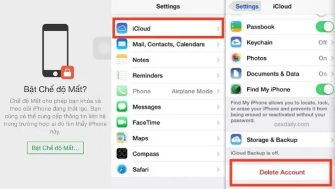 Tìm iPhone khi bị mất qua Find My iPhone bước 5