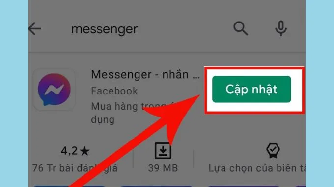 Cách tắt thông báo cộng đồng Messenger trên điện thoại