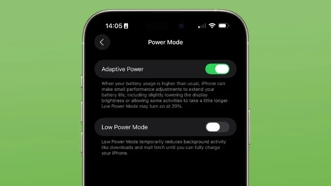 iOS 26 có hao pin không?