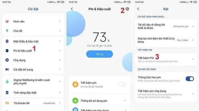 Kích hoạt chế độ tiết kiệm pin cho Xiaomi