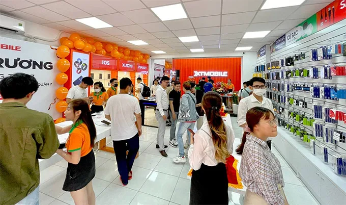 Hình ảnh khai trương cửa hàng 396 Nguyễn Thị Thập, Quận 7
