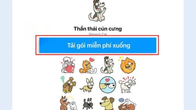 Cách tải nhãn dán trên Messenger cho Android