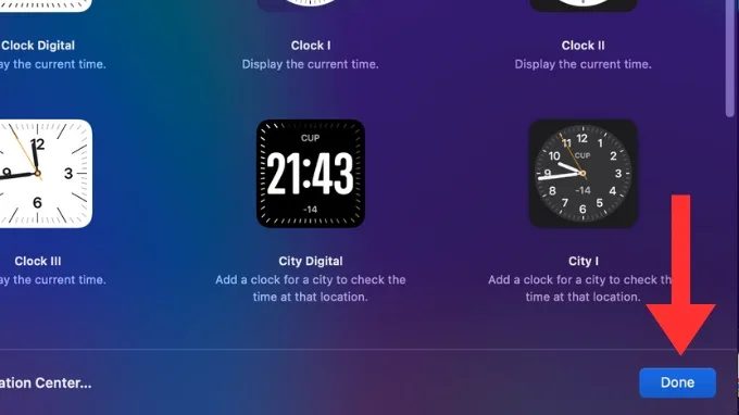 Cách thêm Widget trên màn hình chính MacBook