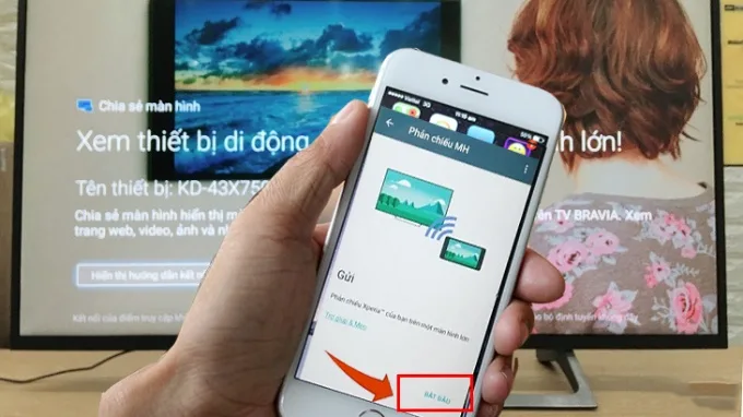 Sử dụng tính năng Screen Mirroring
