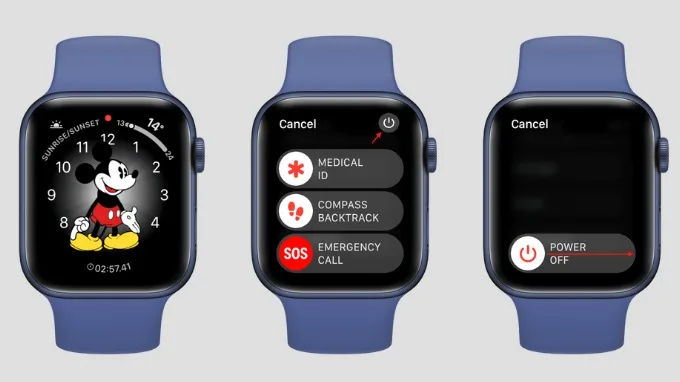 Khởi động lại Apple Watch