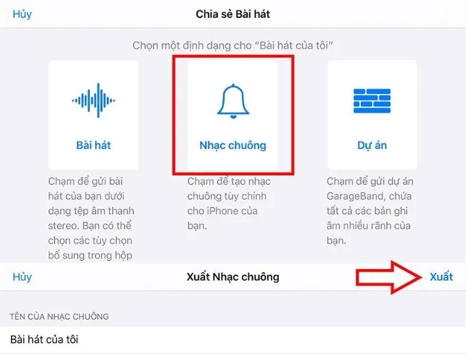 Tạo nhạc chuông tùy chỉnh cho iPhone bằng GarageBand