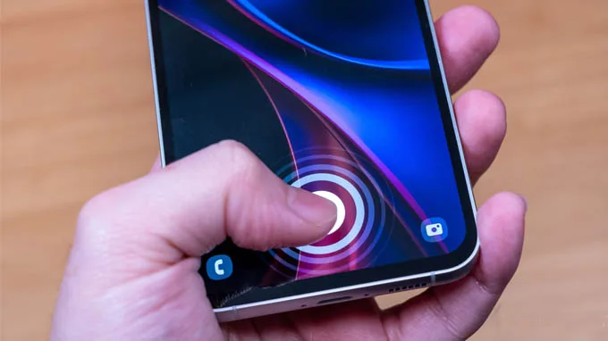 cảm biến vân tay samsung s23 fe không nhạy