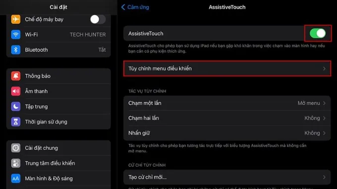 Mở lại iPad bằng thao tác buộc khởi động lại