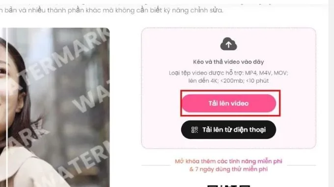 Xóa watermark khỏi video bằng BeautyPlus