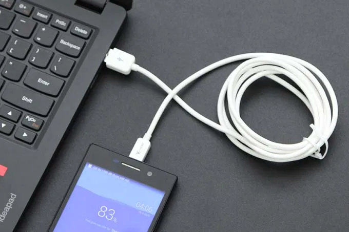 Chuyển file dữ liệu từ điện thoại sang máy tính bằng cáp USB