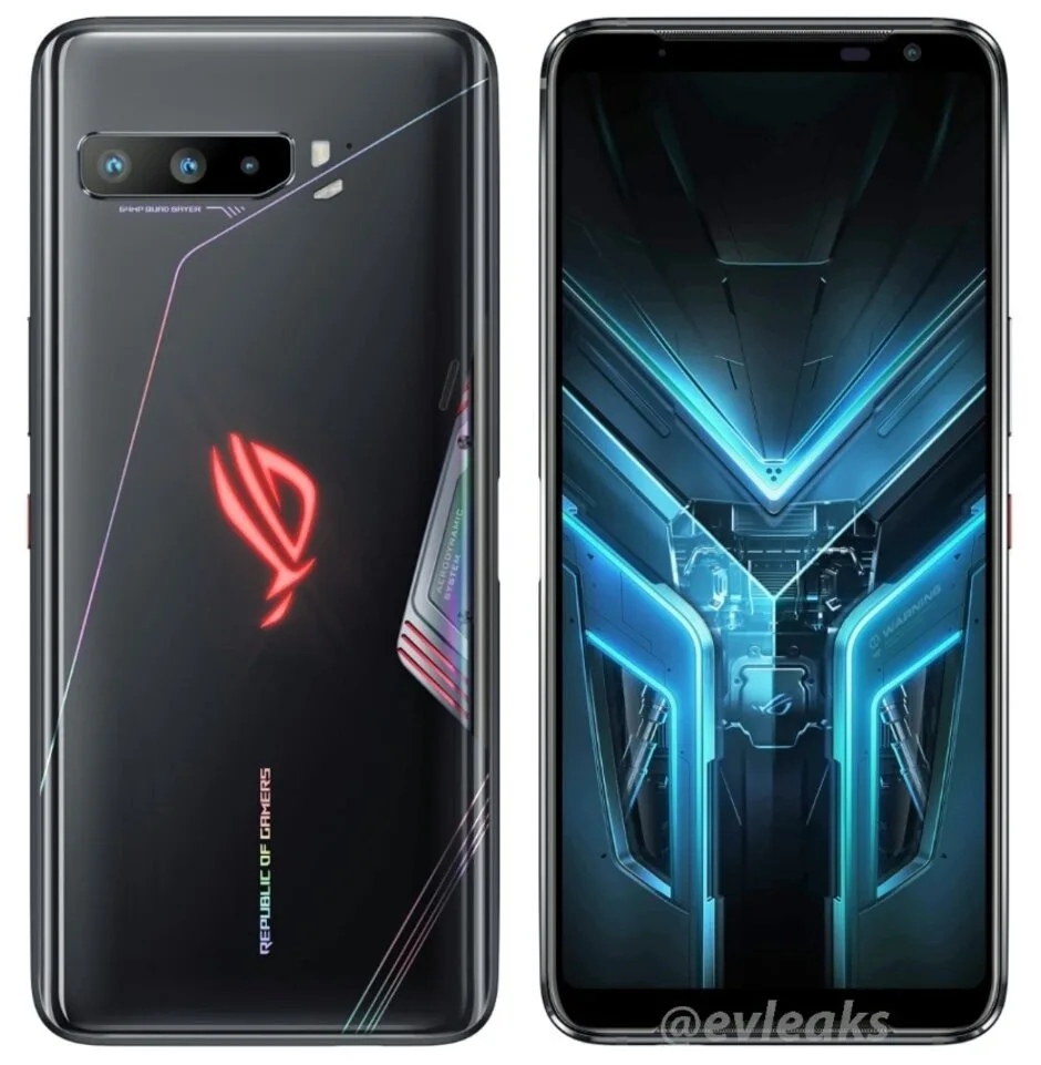 Asus ROG Phone 3 hé lộ nhiều chi tiết rõ nét trong hình ảnh render mới