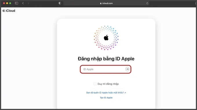 Người dùng là chủ sở hữu iPad và tài khoản iCloud