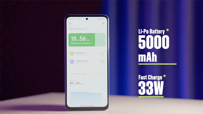 Redmi Note 12 cho thời lượng pin trâu