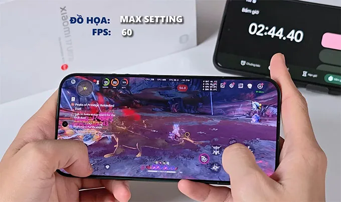 Chơi game trên Xiaomi 17 Ultra