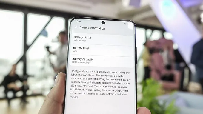 Samsung Galaxy S20 Ultra có pin trâu