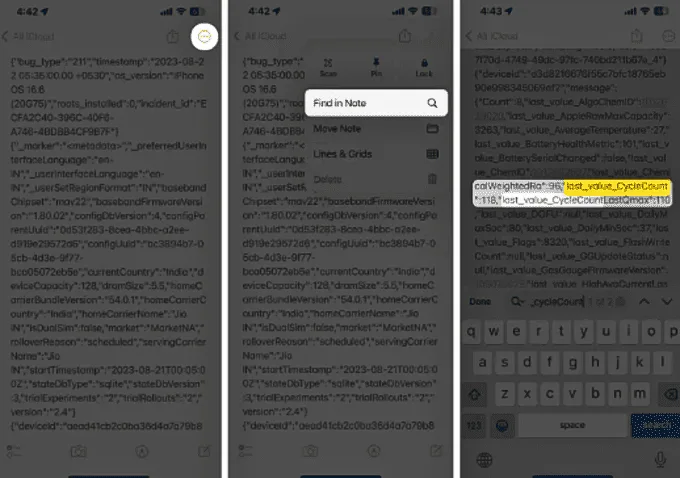 Chu kỳ sạc iPhone là gì và cách kiểm tra bằng phân tích dữ liệu bước ba