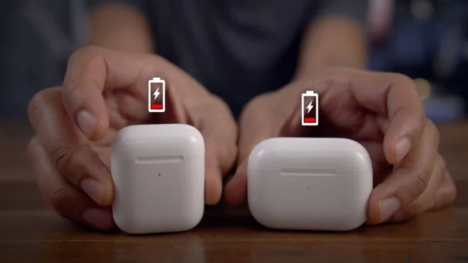 AirPods nhanh hết pin