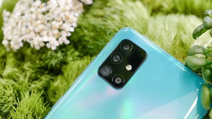 Cụm camera xếp hình L khá giống nhau trên A71 và A51