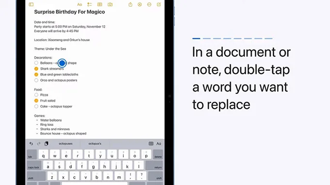 Cách tìm và thay thế lỗi văn bản siêu nhanh và hiệu quả trên iPad: bước một